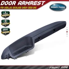 Front Left Door Armrest w/Manual Windows for Chevy Tahoe GMC Yukon Cadillac Blue