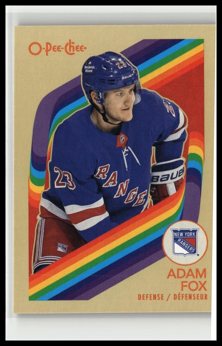 2023-24 O-Pee-Chee #521 Adam Fox RETRO New York Rangers | eBay