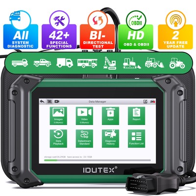 Diesel 12V 24V Truck Scanner Heavy Duty Truck DPF Regeneration Diagnostic Tool