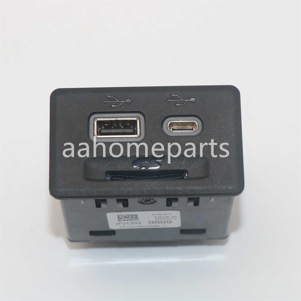OEM Black Multimedia Receptacle 13529869 for 19-24 Buick Enclave