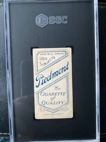 1910 Jim Delehanty Piedmont T206 - 350 Back - Washington Senators - Vintage - Picture 5 of 6