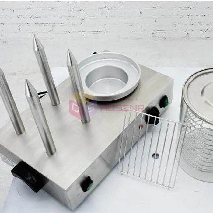 Hot Dog Machine Stainless Steel 4 Sticks Sausage Bun Warmer Hotdog Steamer - Image 4 of 4