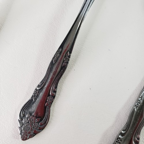 Stanley Rogers Soup Spoons Dream Rose Stainless 7" Lot of 7 - Picture 8 of 8