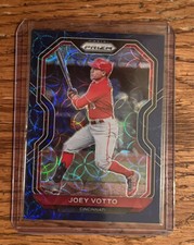 Joey Votto 2021 Prizm Blue Scope Parallel #27/35 Card #221 Reds SP