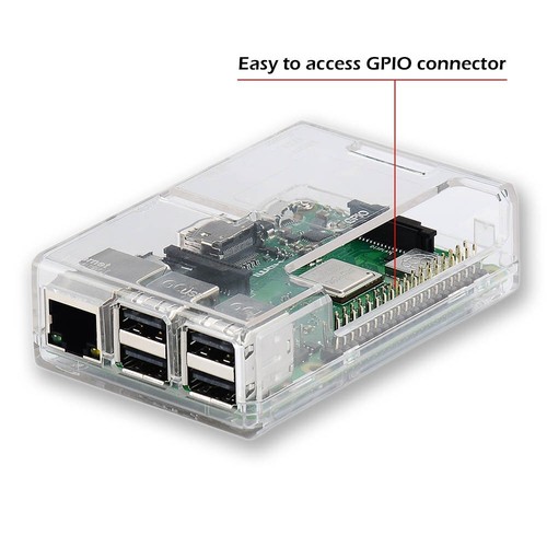 Raspberry Pi 3 b+ Case Raspberry Pi 3 Model B+ Transparent Case with Raspberr... - Picture 3 of 7