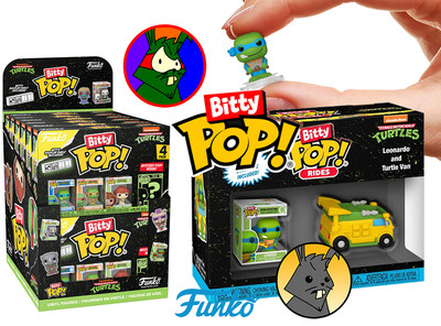 TMNT Ninja Turtles - Bitty Pop! Sortiert - Aussuchen - Funko Nickelodeon