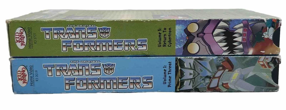 TRANSFORMERS TV CARTOON KIDS VHS VOLUME 1 PRIME THREAT Vol 5 Return To Cybertron - Image 4 of 4