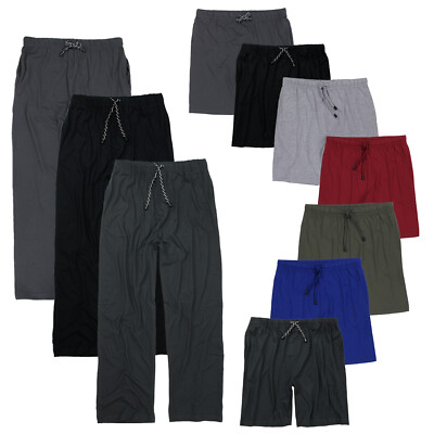Herren Schlafhose lang Pyjamahose kurz ADAMO Shorts in Übergrößen XXL - 10XL 