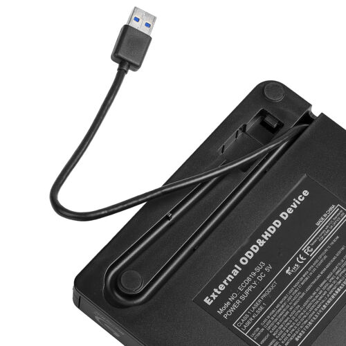 PC External BD Drive BD-R Combo Player Reader DVD CD Disc Burner USB 3.0 Cable - Picture 8 of 8