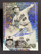 2023 Topps Chrome MINI DIAMOND REFRACTOR ROOKIE AUTO D.L. Hall, item 2
