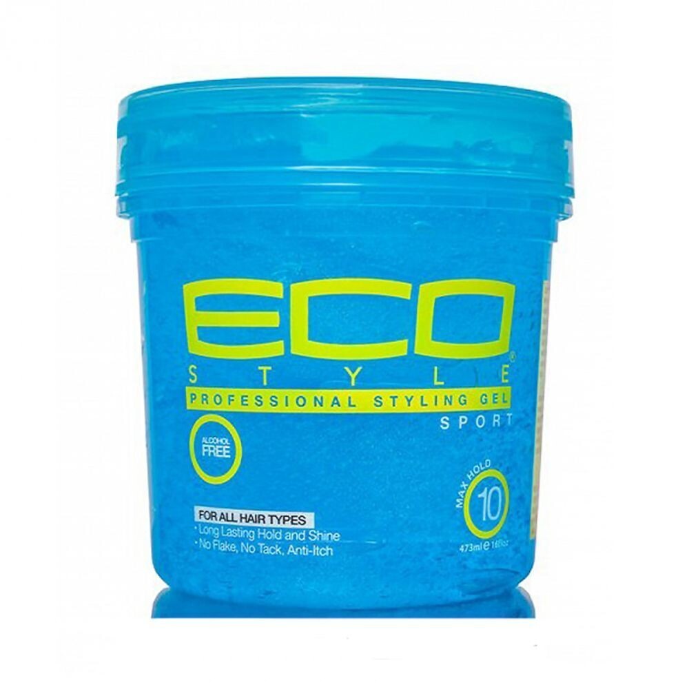 EcoStyler Sport Blue 16oz: Gel Capelli Tenuta Forte e Protezione UV - 2