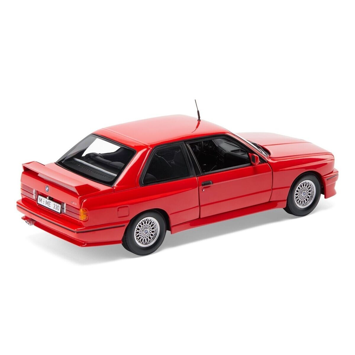BMW Genuine Car Model Miniature M3 E30 1:18 Scale Red Diecast