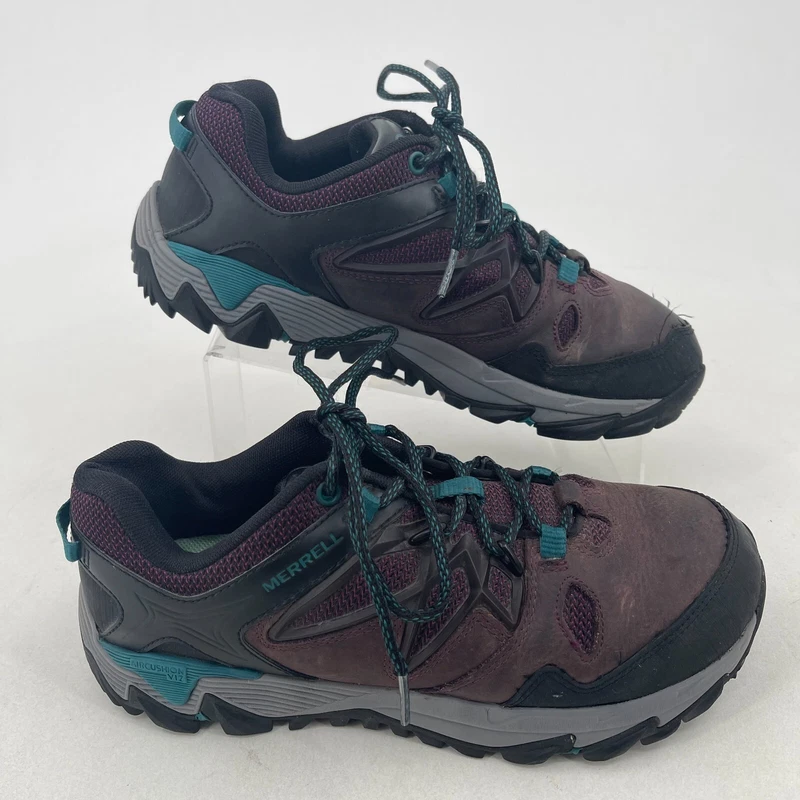 merrell all out blaze 2 leather lace up hiking sneakers shoes