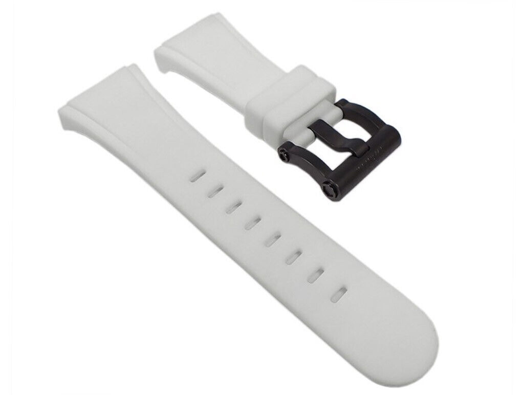TW Steel Bracelet Montre Silicone Bande Blanc Avec Fermoir en Titane pour CE5003