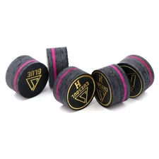 CUESOUL 5pcs 14mm Cue Tips H for Billiard Pool Cue and Snooker Cue