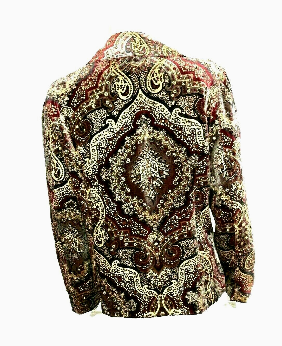 Chicos jacket size 1 multicolor sequin elegant bu… - image 2