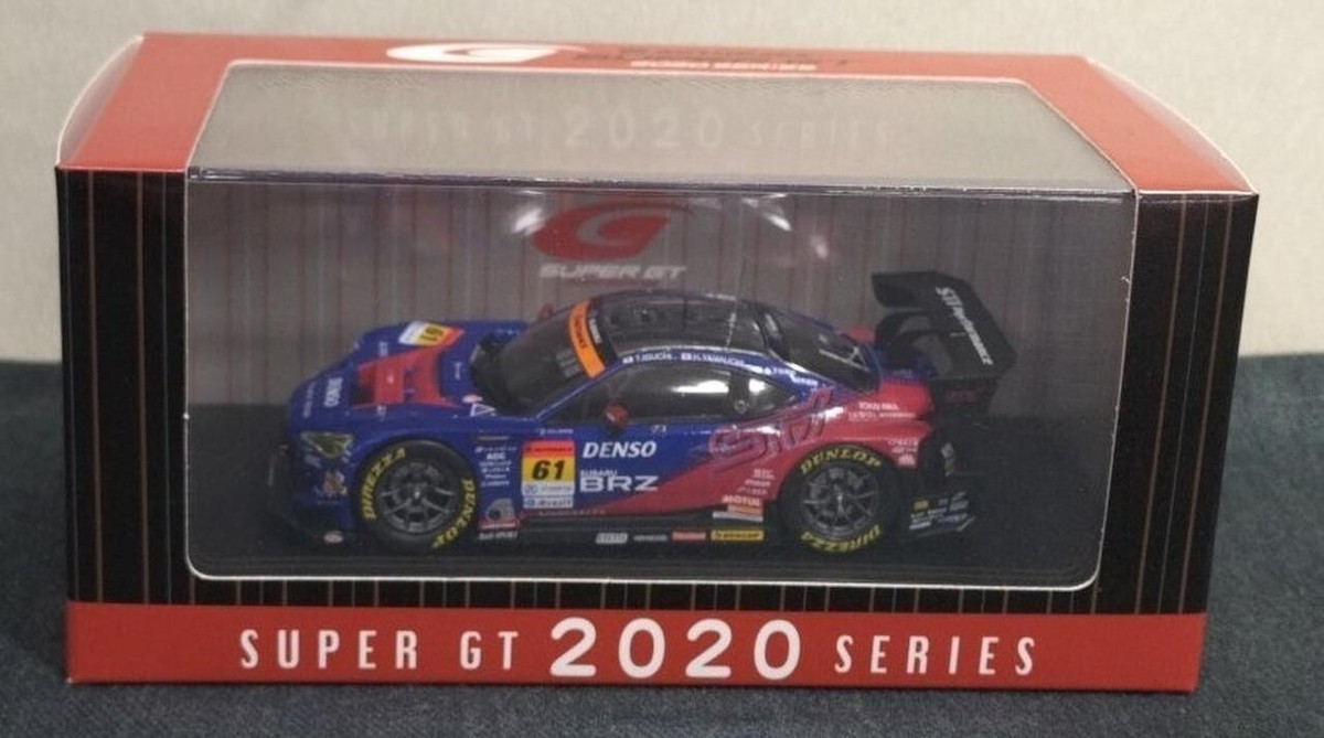 【値下げ】エブロ　SUBARU BRZ SUPER GT300 1/43 EBBRO Subaru BRZ R&D Sport #61 Super GT GT300 2020 Blue