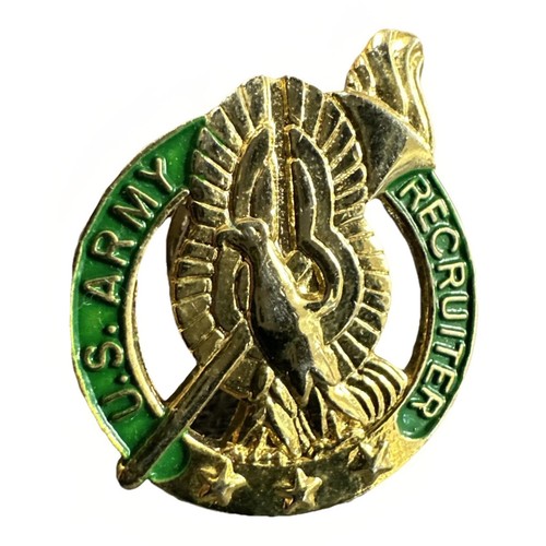 Recruiter Pin Vintage US ARMY RECRUITER PIN 1” Diameter | eBay
