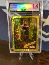 2025 Topps Chrome Marvel Wonder Man #100 - Yellow Lava Refractor MINT+ MPE 9.5!