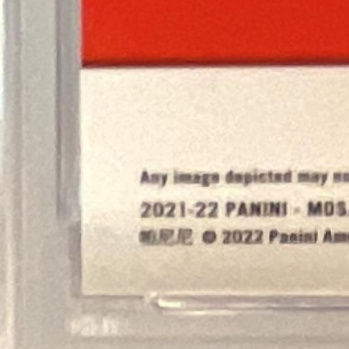 2021 Mosaic Road to FIFA World Cup #114 Cristiano Ronaldo Portugal PSA 8 AH748 view 9