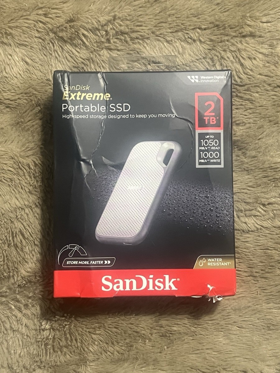 【未開封2個】SanDisk Extreme Portable SSD 2TB Amazon.com: SanDisk 2TB Extreme Portable SSD - Up to 1050MB
