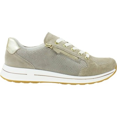 Ara Women's Oleanna Zip Sneaker Sand & Platinum