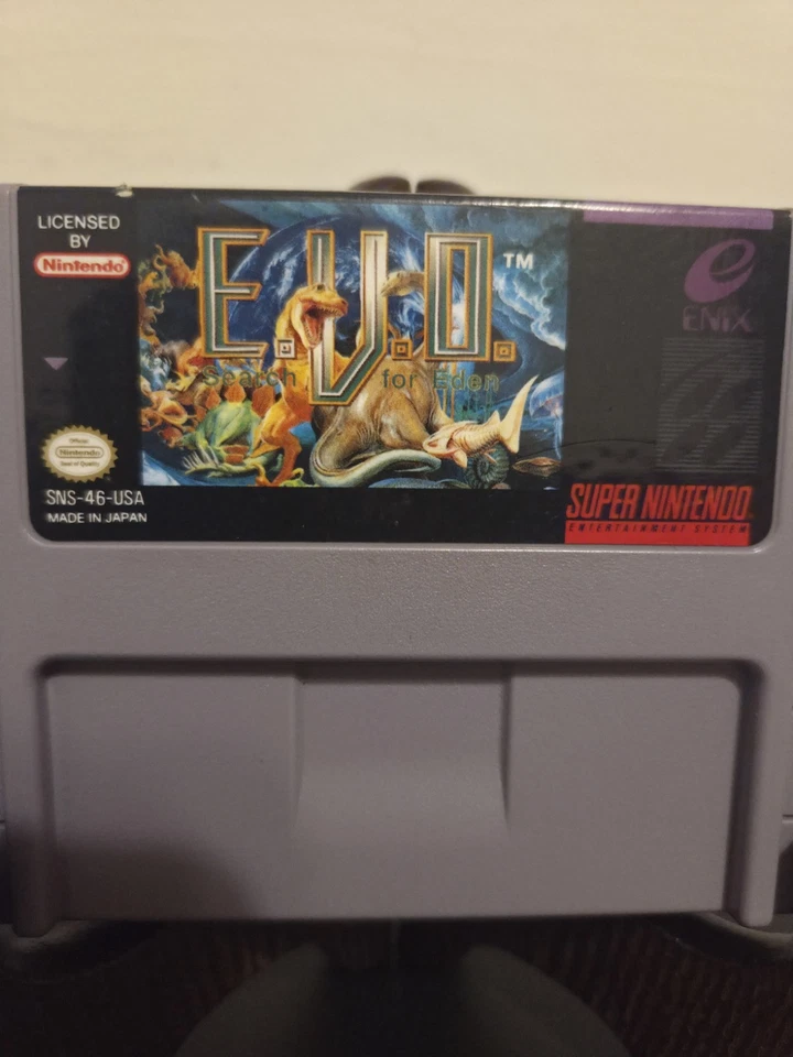 E.V.O. The Search For Eden RARE Snes Cart Only Authentic/Tested Great Condition - Image 3 of 4