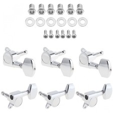 6pack 3R 3L Guitar Tuning Pegs Tuner All Closed Machine Head 40 / 41 Inch