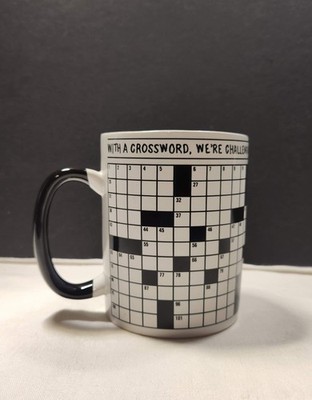 Crossword Puzzle Mug 2014 #1443 - 12oz, 4.25'' Tall