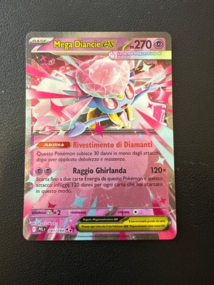 Pokemon Karte 041/094 Mega Diancie Ex Geisterflammen Ita Deutsch
