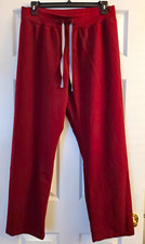 FIGS Women's Technical Collection Scrub Pants XL Burgundy Drawstring W22SW2016