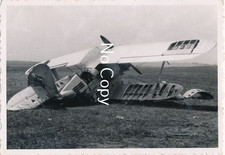Foto WW2 military: Barbarossa Russland Flugzeug Doppeldecker abgeschossen X240