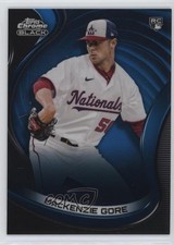 2022 Topps Chrome Black Blue Refractor /75 Mackenzie Gore #90 0d0o