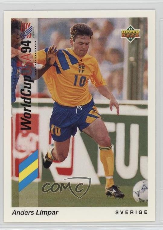 1993 Upper Deck World Cup 94 Preview Spanish/Italian Anders Limpar #89 2k3
