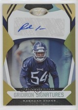 2018 Certified Gridiron Signatures Mirror Gold 6/25 Rashaan Evans Auto 0a7