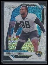 2024 Panini Prizm #358 Jordan Jefferson White Sparkle