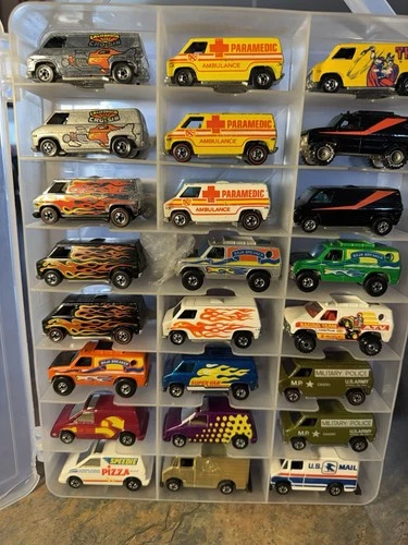 Lot of 24 Vintage Hot Wheels Super Van Redlines & Blackwall Mix Near Mint! 🔥🔥