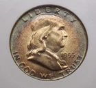 1955 "P" Franklin Half Dollar 50c ANACS MS65 FBL #143 *BREEN-5240* Soapbox