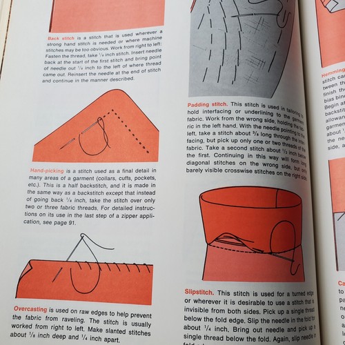 Vintage 1970 Simplicity Sewing Book Beginners Learn to Sew, Use Patterns HC - Picture 8 of 9