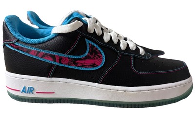 Nike Air Force 1 Low Miami Nights Black Blue | DD9183-001 Men Size