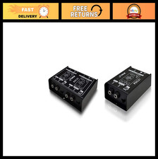 Passive DI Box Hum Eliminator for Guitar Bass - 1/4" to XLR Connector, Input A