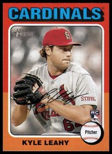 2024 Topps Heritage Kyle Leahy #344 RC