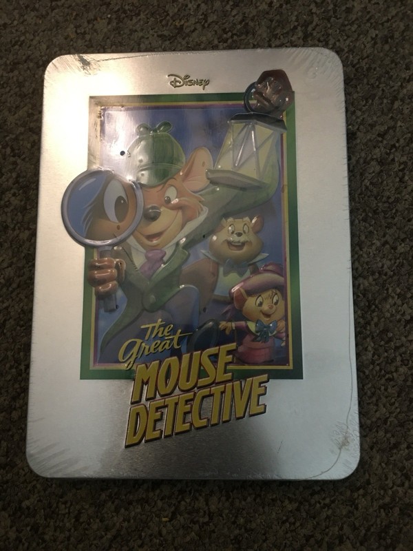 The Great Mouse Detective DVD in COLLECTIBLE TIN ~ Disney ~ NEW ~ FACTORY SEALED