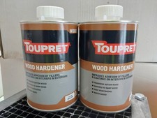 Two Toupret Wood Hardener 1 litre each. Total 2 litres.