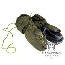 Guanti Moffole Nylon Pelle Originali Esercito Italiano imbottiti Alpini