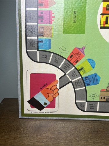 Vintage Go For Broke The Game Of Spend A Million 1965 By Selchow & Righter CO. - Picture 10 of 24