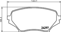 Bremsbelagsatz Scheibenbremse Hella Pagid 8DB 355 006-771 FüR Mazda NC MX 3 NC18