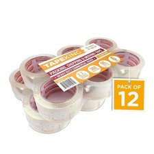Tape King Clear Packing - 60 Yards Per 12 Rolls / 2" Wide,