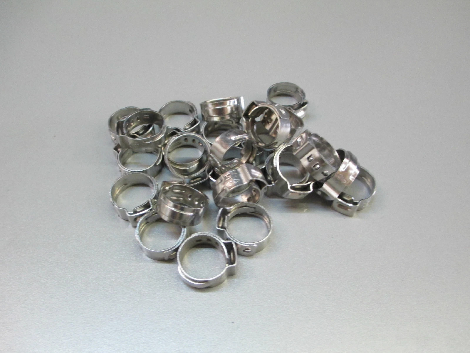 Oetiker 16.2mm Beverage Clamps. Bag of 100.