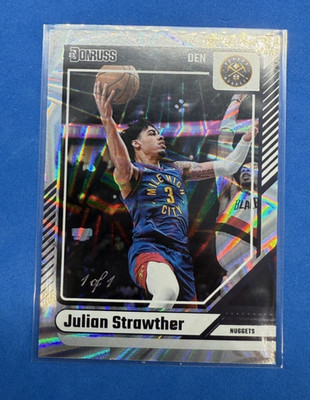 2024-25 Donruss Julian Strawther Wedge 1/1 True One of One! Denver Nuggets